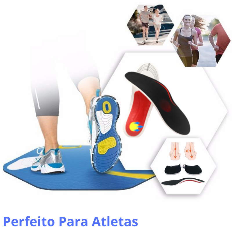 Palmilhas Ortopédicas Premium Pro Gel ™