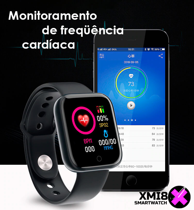 Relógio Inteligente Smartwatch – XMi8™