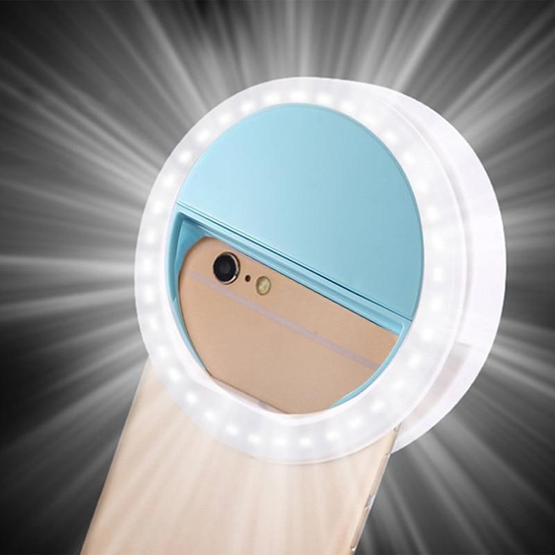 Anel de LED para Selfie FlashRing com 3 Intensidades
