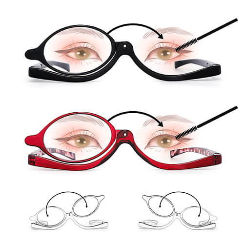 Óculos para Auxílio de Maquiagem Articulado – MakeupGlass™
