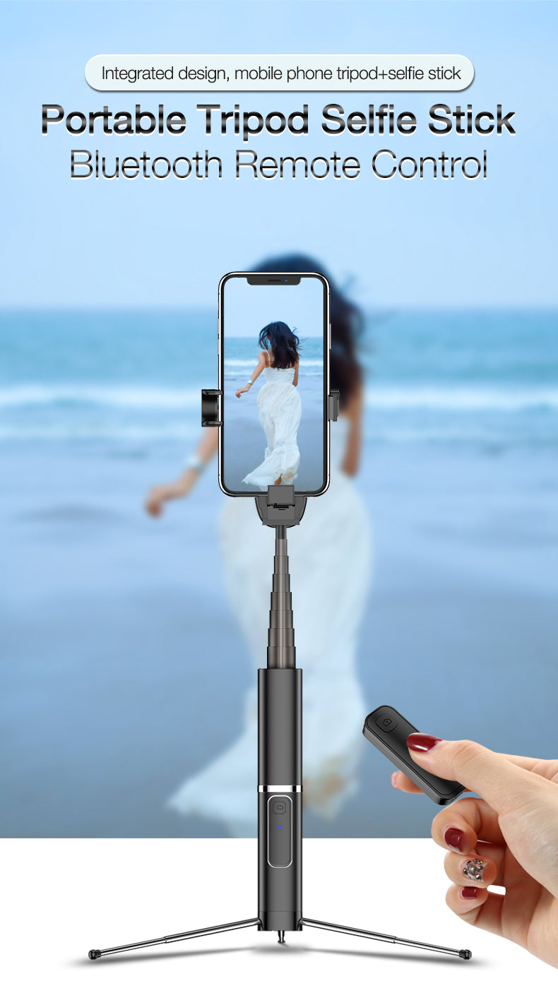 Bastão de Selfie Sem Fio de Bluetooth Pro – 3 Em 1