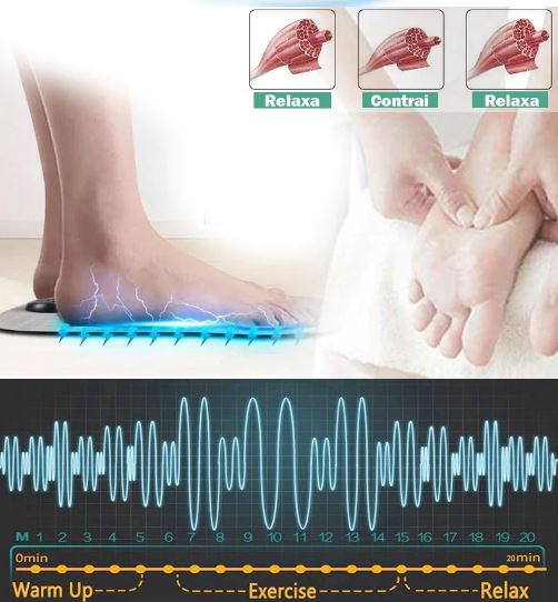 Tapete Eletrônico Massageador p/ os pés – TAPETEC®