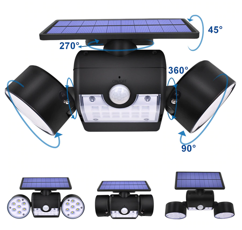 Solarizze™ Refletor Solar LED Multidirecional de Alta Potência