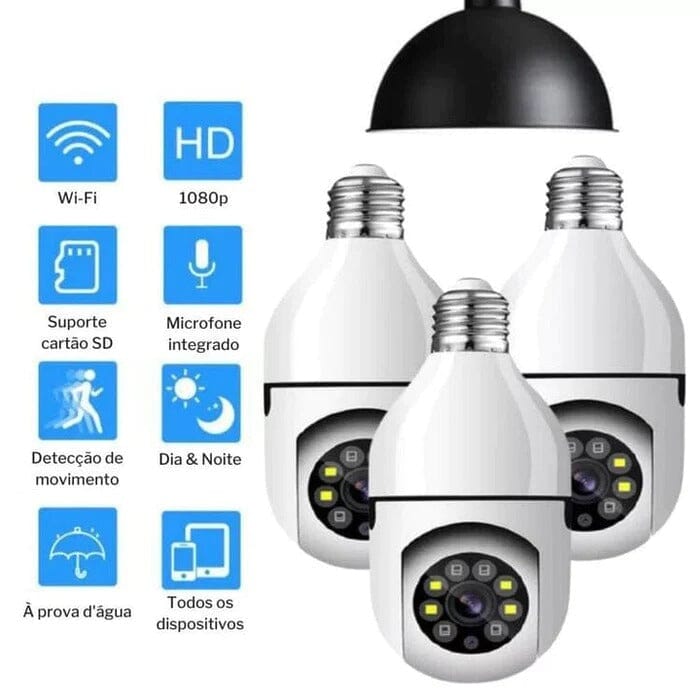 SmartCam | Câmera de Segurança Full HD Wifi - Proteção 24H