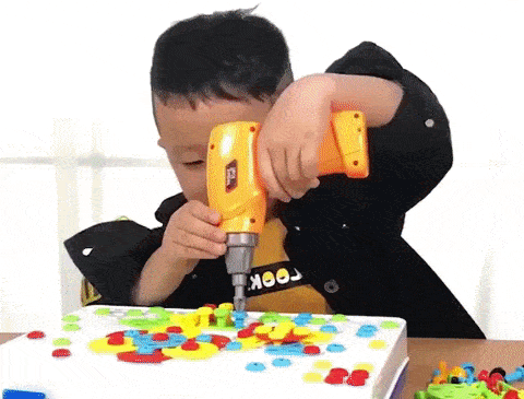 Brinquedo Educativo Blocos de Montar – Caixa de Ferramentas Puzzle