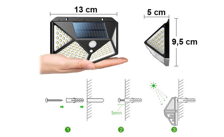 Holofote Solar Inteligente – SmartLED™