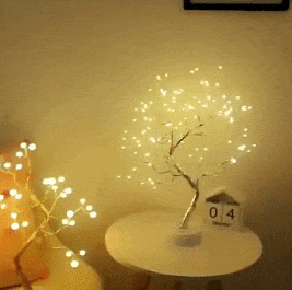 FineTree™ Abajur Decorativo de Mesa em Forma de Árvore, LED