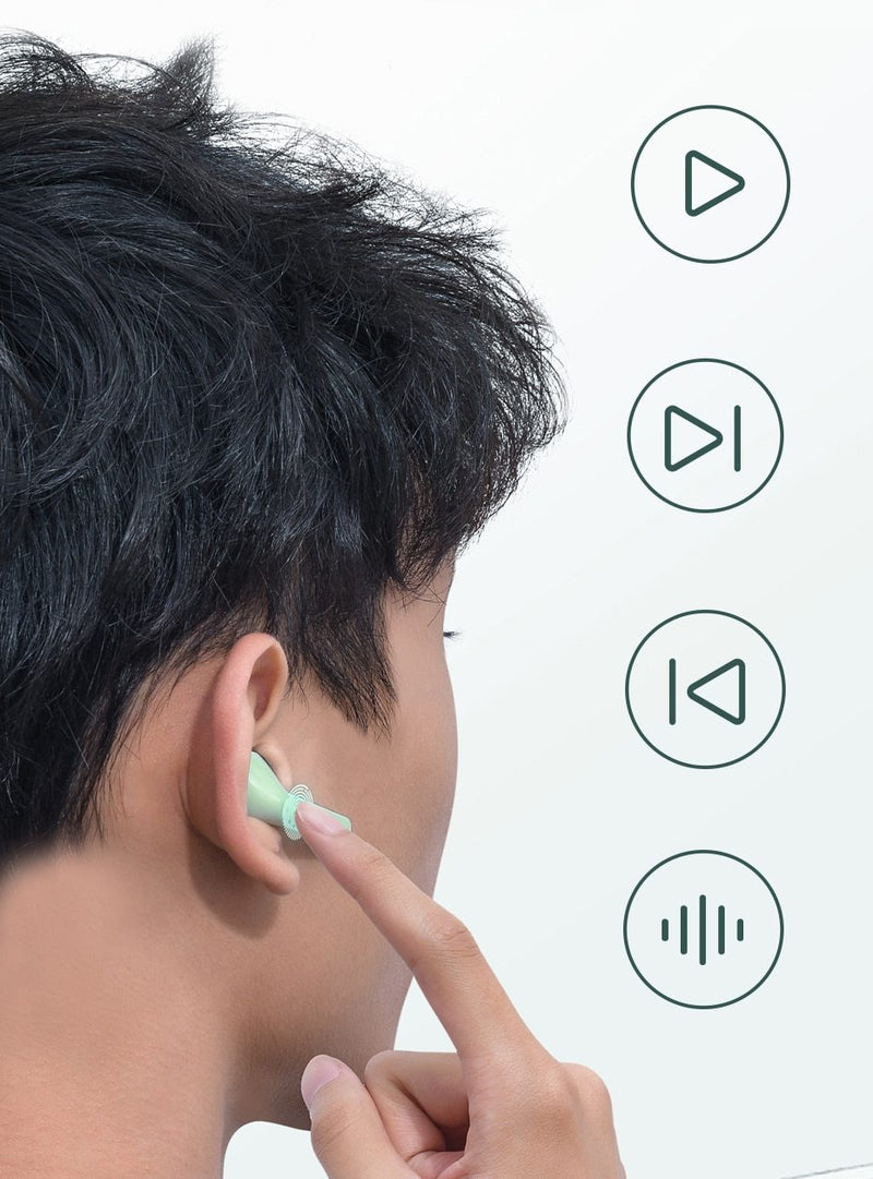 Fones de ouvido W09 TWS sem fio, Bluetooth Inteligente e Controle Touch